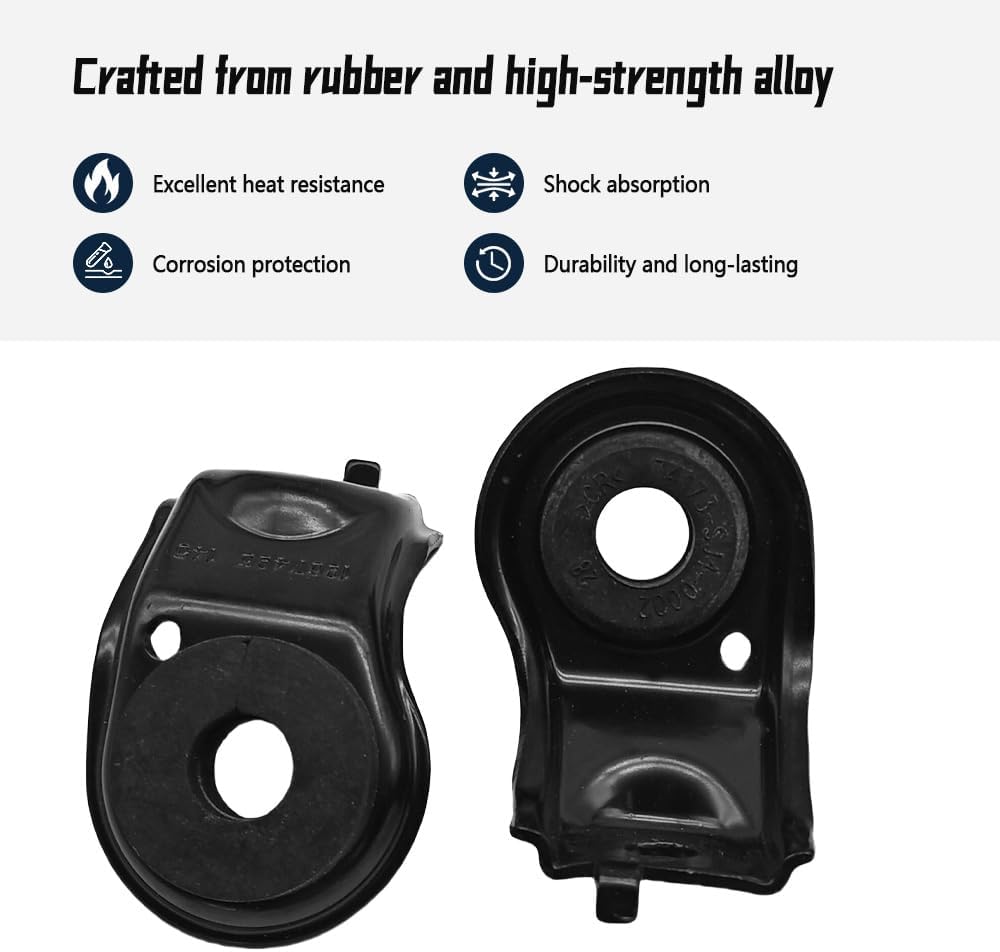74176-TBA-A00 Radiator Upper Mount Bracket Set LH RH Fit Civic 2016-2021 | 2 Pcs Radiator Upper Mount Bracket Set Left&Right Fit for Civic 1.5L 2.0L L4 2016-2021 Replaces 74176-TBA-A00 74171-TBA-A00