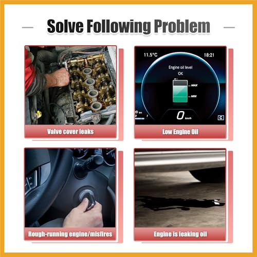 Image of 1 Set VS50550R Engine Valve Cover Gasket for Nissan 240SX 2.4L L4 GAS DOHC 1995-1998 for Nissan Frontier 2.4L L4 GAS DOHC 1998-2004 Replacement