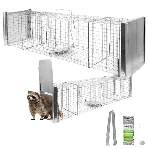 Petigi Lebendfalle Marder Rattenfalle Lebend Wiesel Garten Kaninchen Abwehr Umsiedeln Falle Haus Zubehör Fuchs Vertreiben Dachboden 120 x 31 x 29 Stable