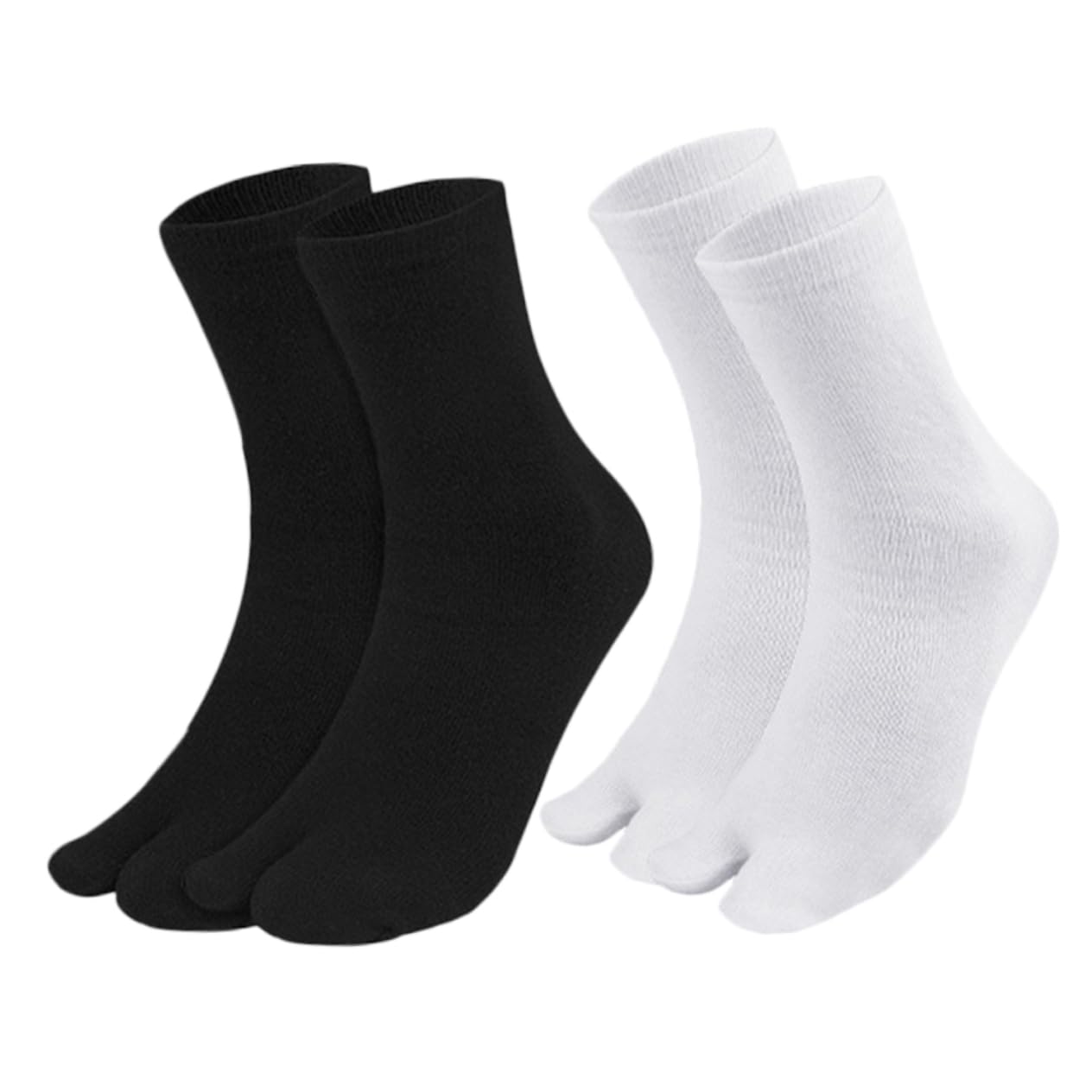 HAPINARY Silicone Toe Separated Socks Non-skid Toe Socks for Women Foot Alignment Socks