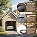 NUMAKY 16-Inch Large Outdoor House Numbers, Matte Black Metal Address Plates with Floating 3D Shadow & All Mounting Hardware, Weatherproof for Home/Apartment/Hotel/Mailbox (Number 9)