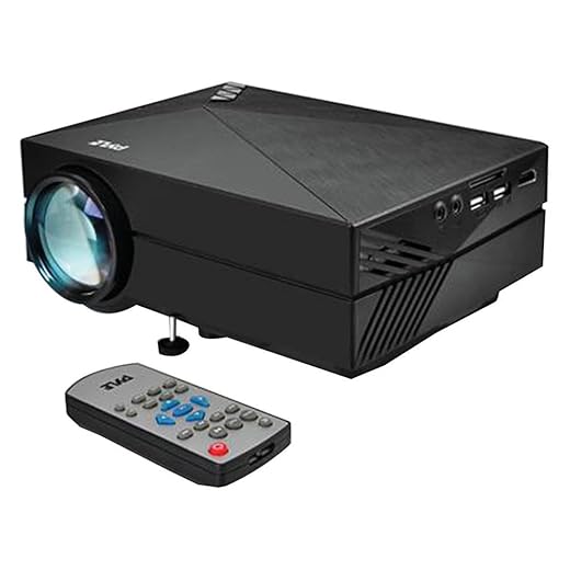 Pyle Mini Video Projector 1080p Full HD Multimedia LED Cinema System for Home Theater, Office Conference Presentations w/ Keystone and HDMI Input for Laptop, PC Computer Digital Video, TV - (PRJG82)