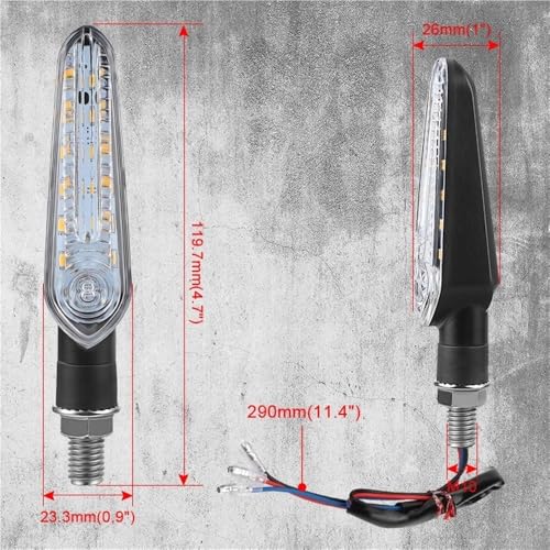 Intermitente para Tracer 900 y MT10 con lámpara trasera direccional 6