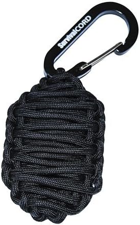 Survival Cord Paracord Pod Kit, Black