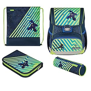 herlitz Schulranzen Loop Plus Funky Ninja, 1 Stück