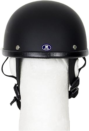 Classic Eagle Style Novelty Skull Cap, Basic Flat Eagle Novelty Cap (Black)