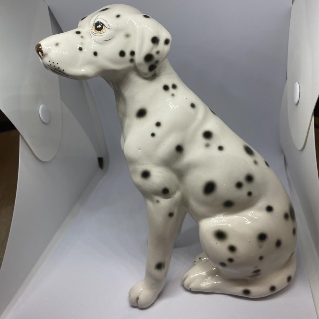 イタリア製 ダルメシアン 犬 dog 陶器 大型 置物 オブジェ インテリア イタリア製 ダルメシアン 犬 dog 陶器 大型 置物 オブジェ