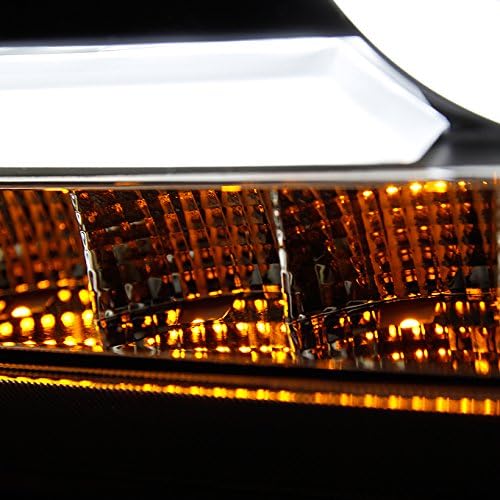 Miniatura 5 de AKKON - Para 2009-2020 Dodge Journey, lámparas de faros delanteros de proyector LED DRL de repuesto, tubo de luz negro