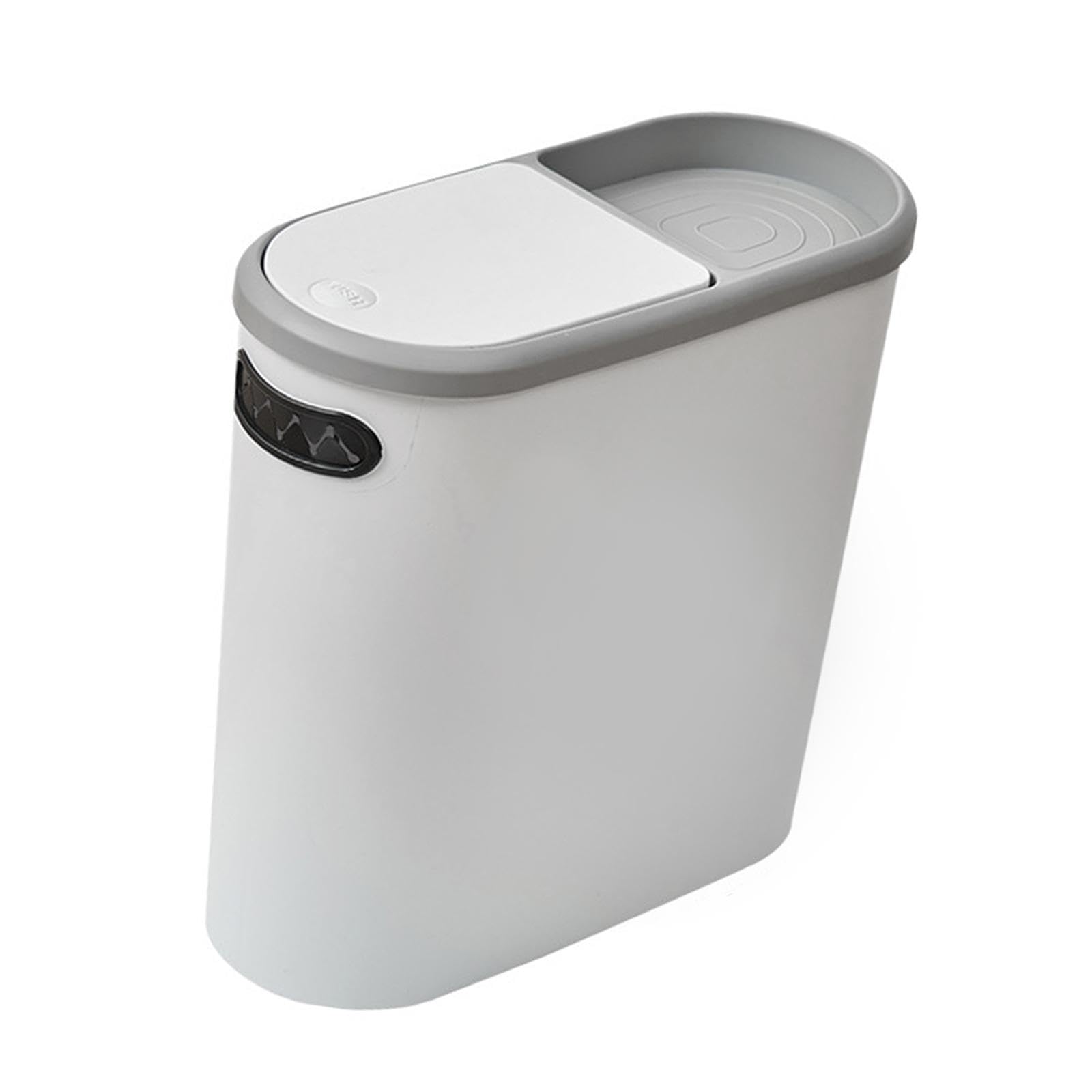 MagiDeal Cestino per la Spazzatura Nordico da Bagno, 10 Litri, Semplice, Sottile e Stretto, per Cucina, Ufficio, Studio, casa, Soggiorno, Garage