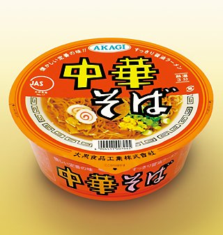 Amazon.co.jp: 大黒食品工業 AKAGI 中華そば 90g(めん72g) 12個入 2