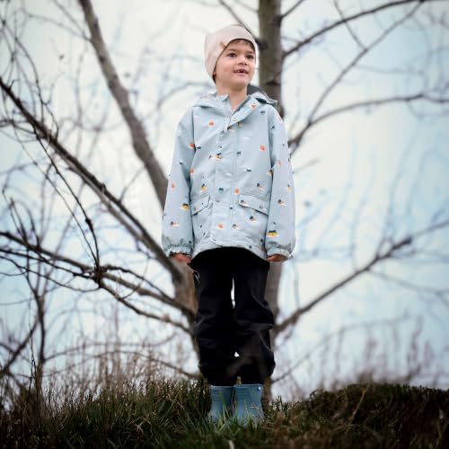 Image of JAN & JUL Waterproof Fleece Lined Rain Jacket, Raincoat for Toddlers and Kids