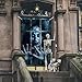 LOMIMOS Halloween Horror Curtain Background,Halloween Window Covers Creepy Backdrop Props for Adults Movies Photobooth Indoor Outdoor Party Decors