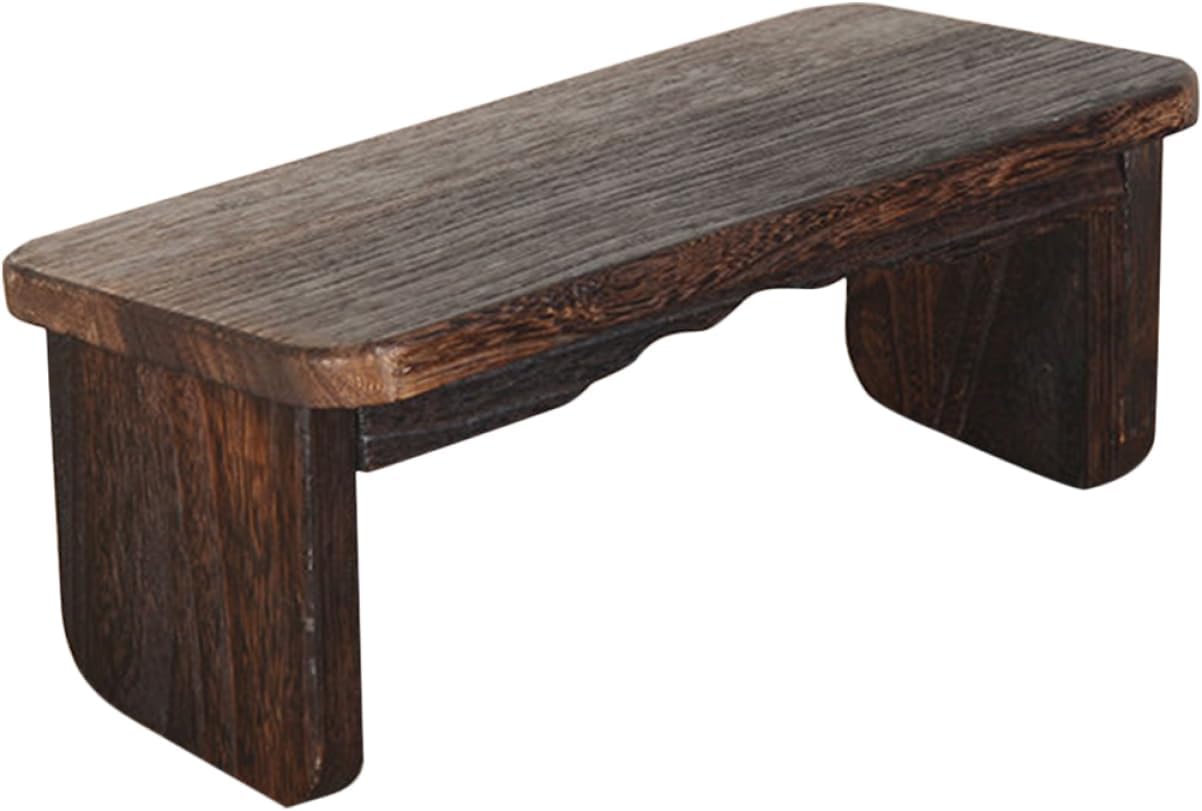 Garneck Meditation Stool Lightweight Wooden Kneeling Chair for Zen Practice Portable Design for Home and Temple Use for Comfortable Sitting and Enhanced