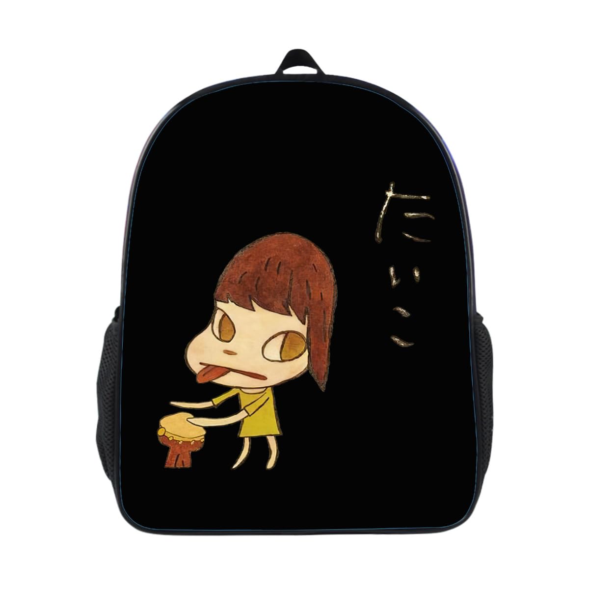 Amazon.co.jp: 奈良美智 子供リュック バッグ 学生カバン カバン 