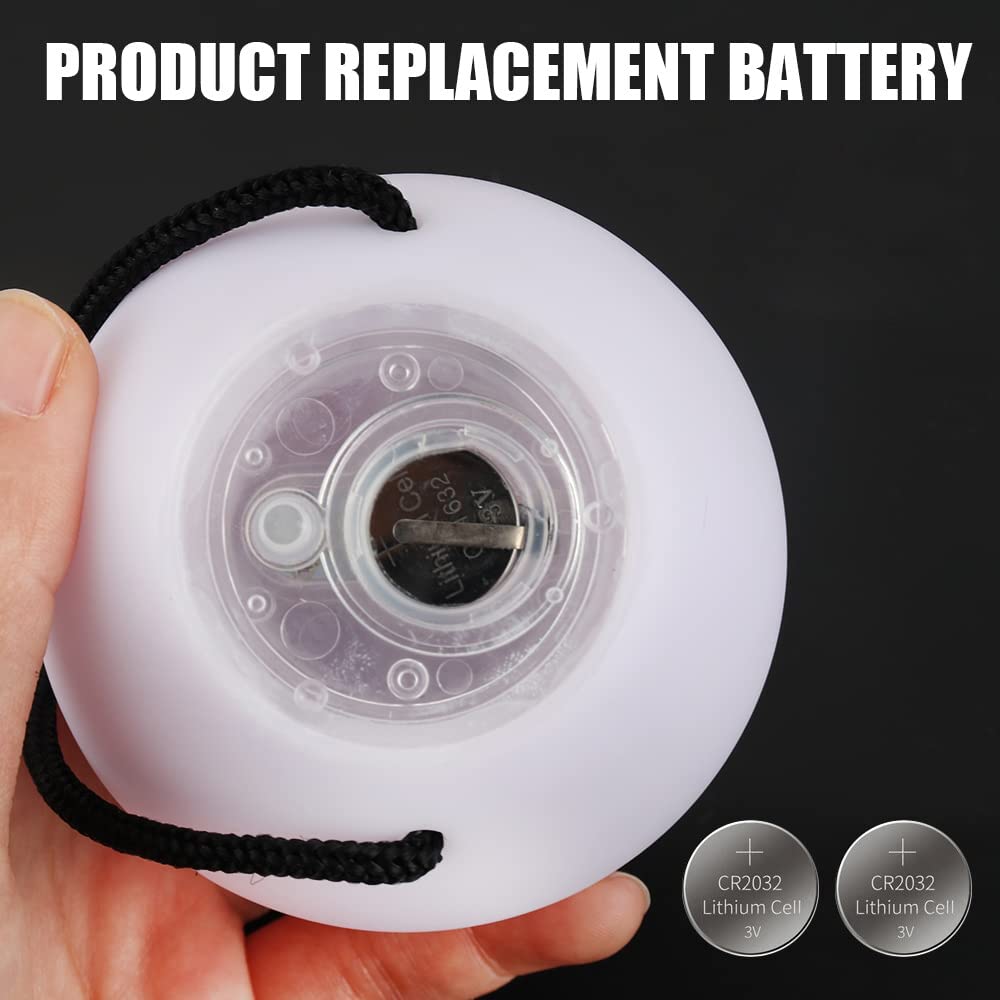 Lot De 2 Balles De Poï à LED - Balles De Jonglage Lumineuses Avec