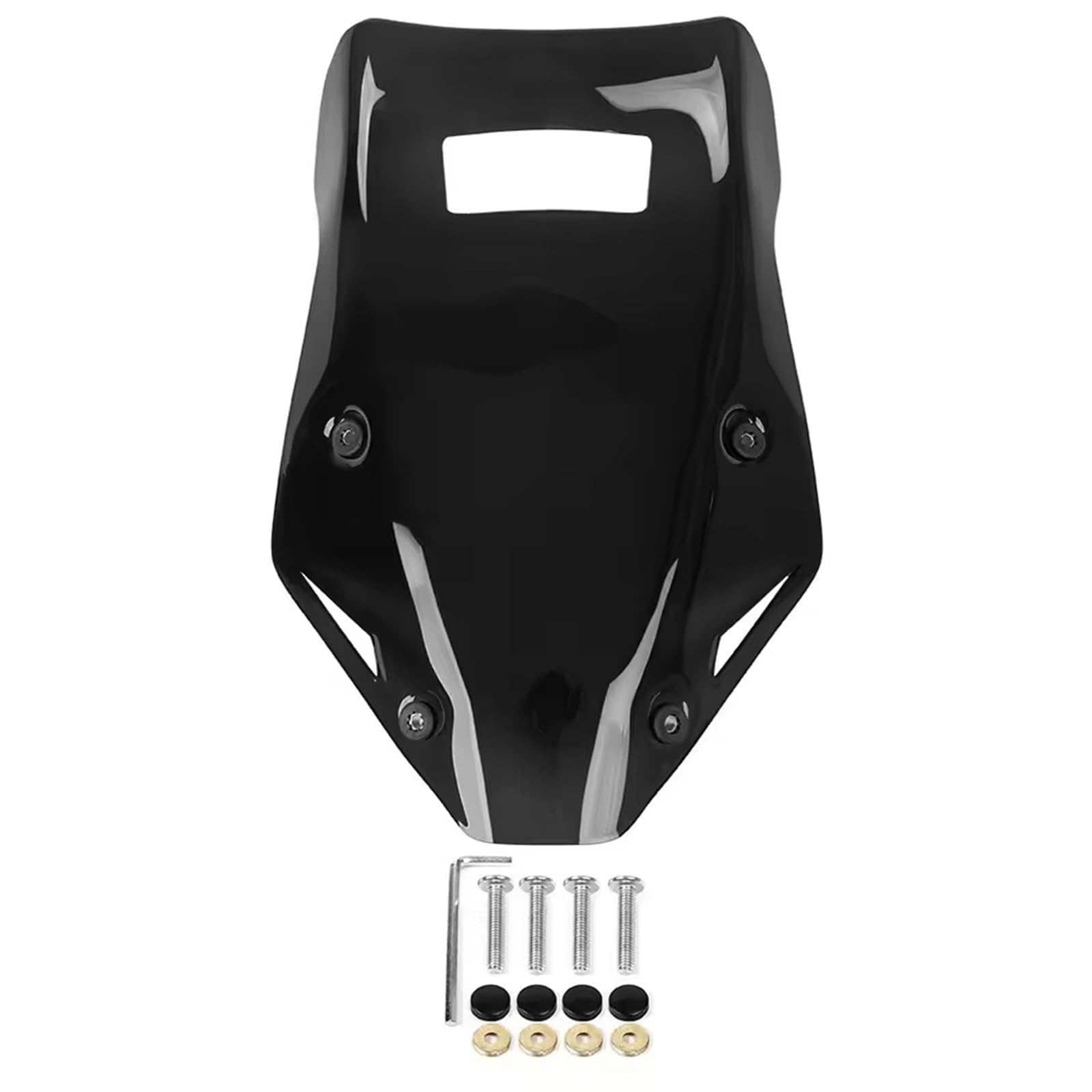 para KOVE para 800X para 800 X Viser Pantalla De Moto Deflector Moto Accesorio De Protección Pantalla Parabrisas Motocicleta(Black)