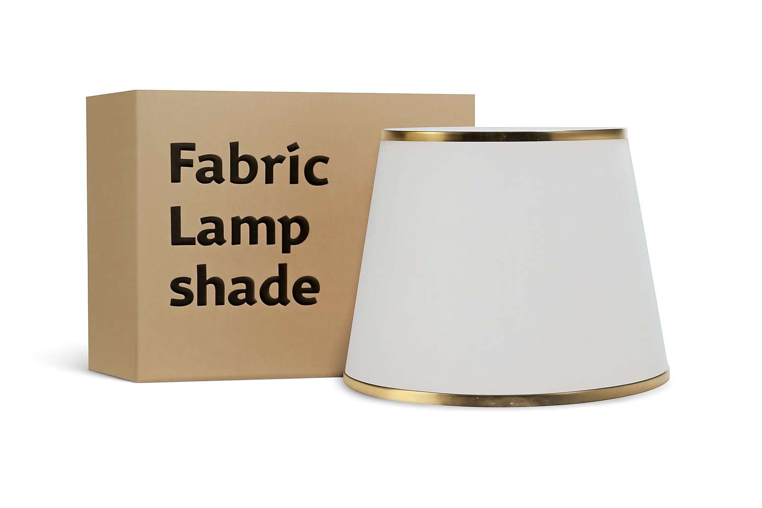 DC VOLTAGE 30CM Fabric Lamp Shade Off White Coolie Drum Pendant Table Floor Lampshade Vintage Light Shade for Bedroom Living Room Hallway Kitchen Home Decor