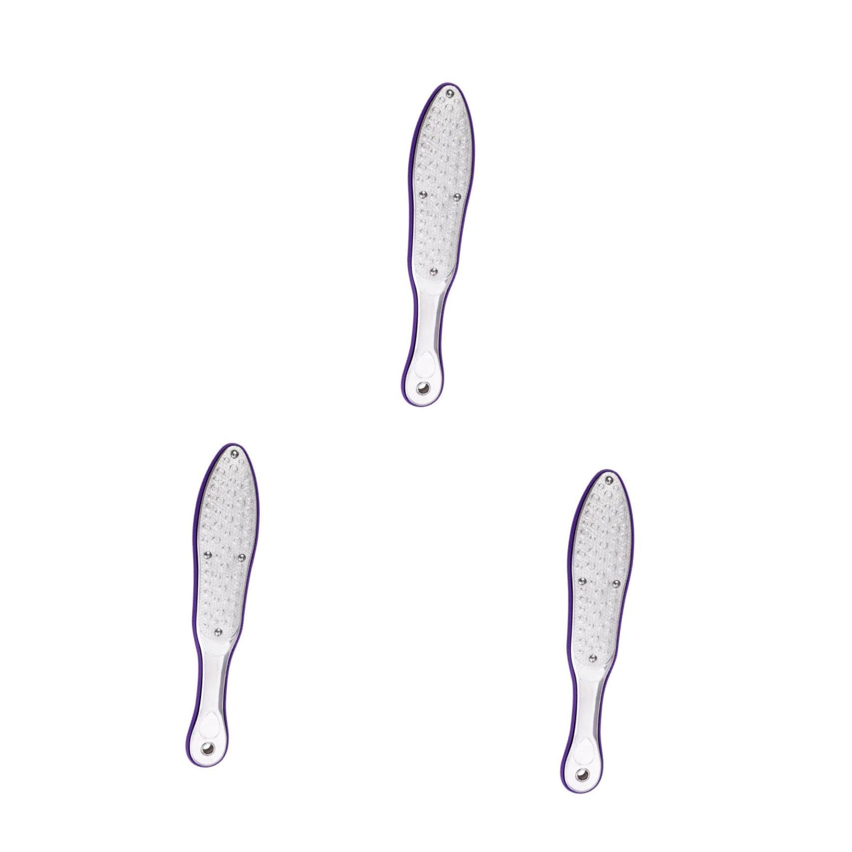 POPETPOP 3pezzi Raspa Professionale Inossidabile Per Rimuovere La Morta Piedi Strumento Ergonomico Per La Quotidiana Dei Talloni Screpolati Facile Da Trasportare e Riporre Ottimo Per