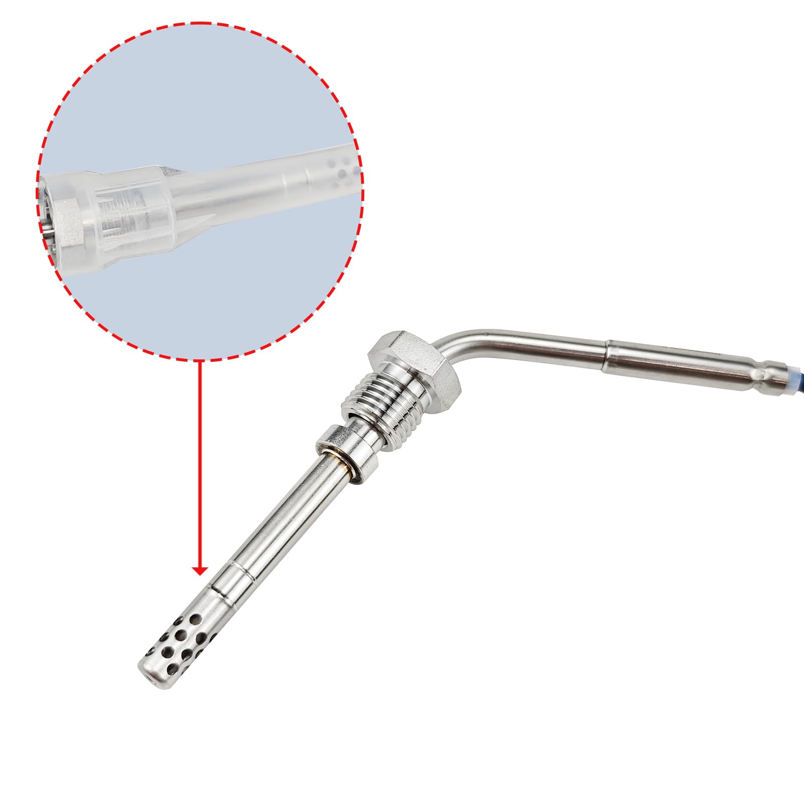 Sensor de Temperatura de Gases de Escape 4H0906088F y Sensor EGT 4H0906088B para Modelos diésel Audi A8 4H Q7 4L (2007-2015).
