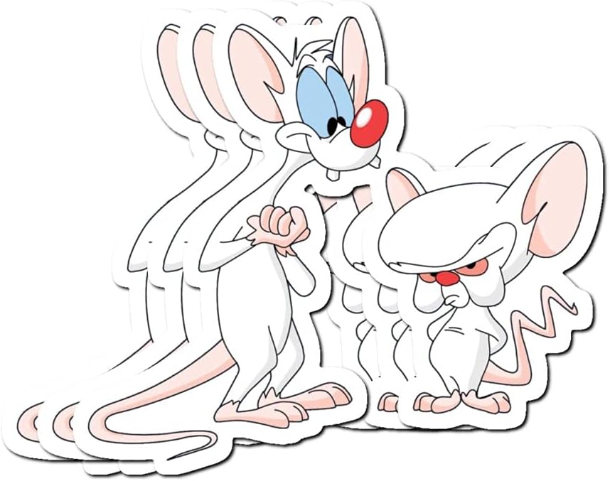 Hope Hit Pinky and The Brain Stickers (3 Pcs/Pack)