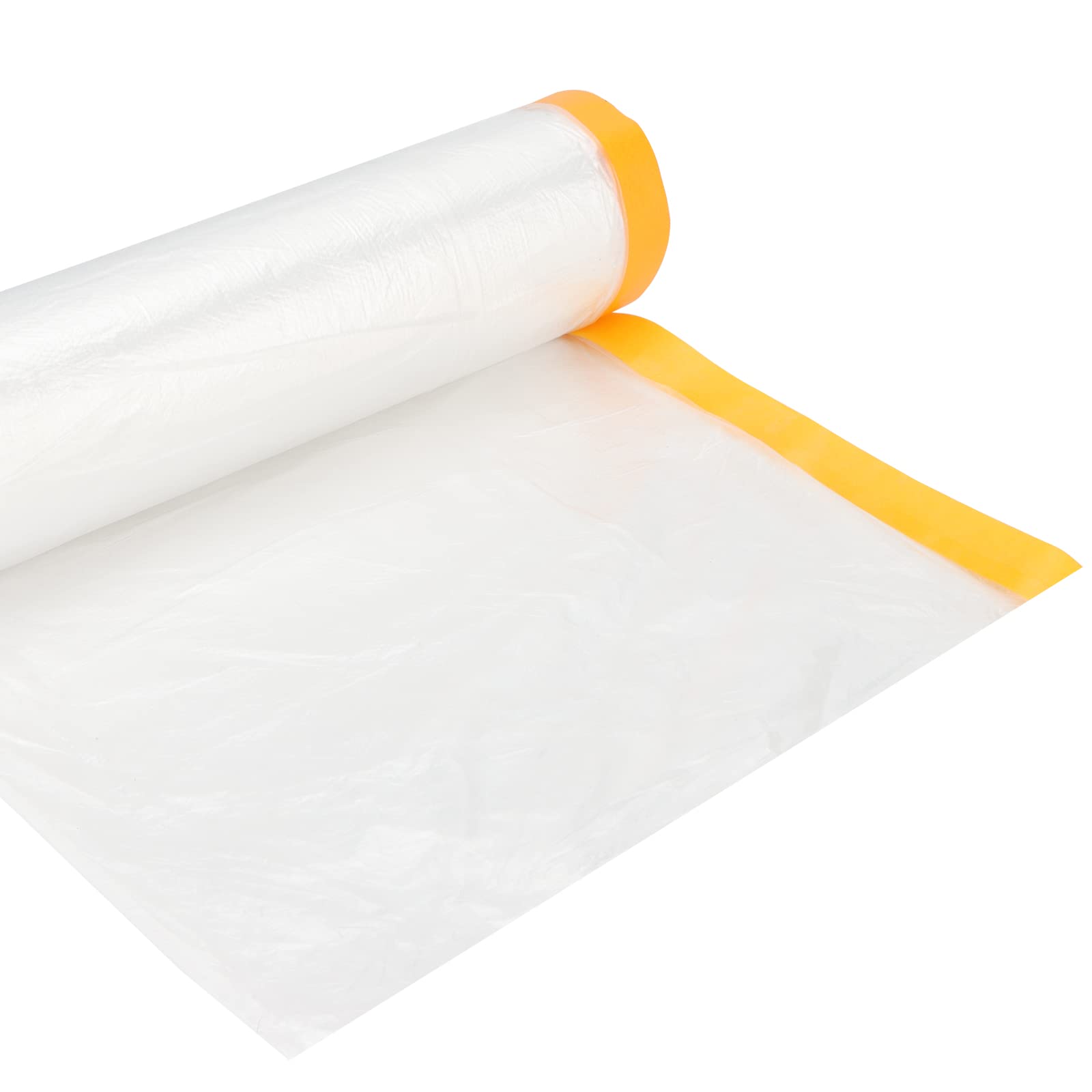 JOIKIT 6PCS Self Adhesive Painting Drop Film, 2m x 20m Plastic Dust