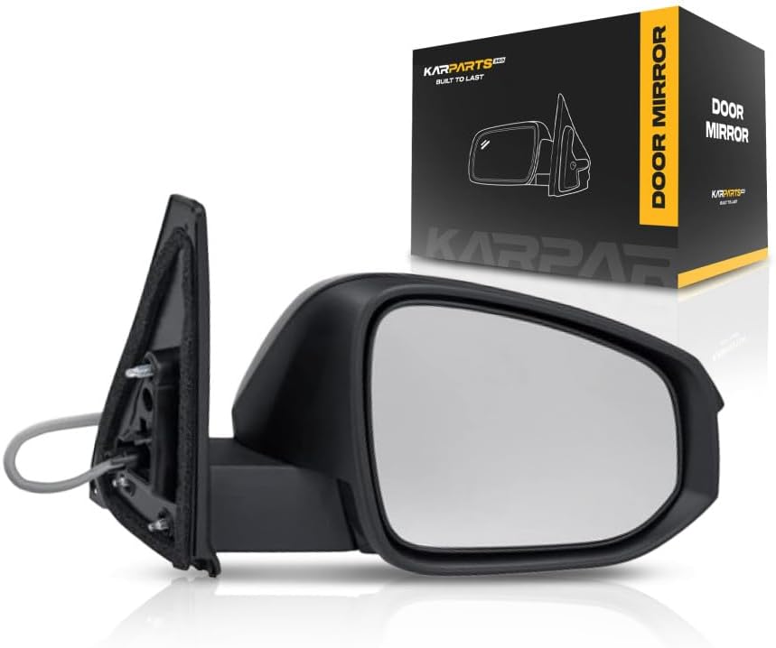 For Toyota 4Runner 2014-2022 Door Mirror Driver Side | Power | Heated | Textured | Replacement For 87940-35B60 | TO1320313