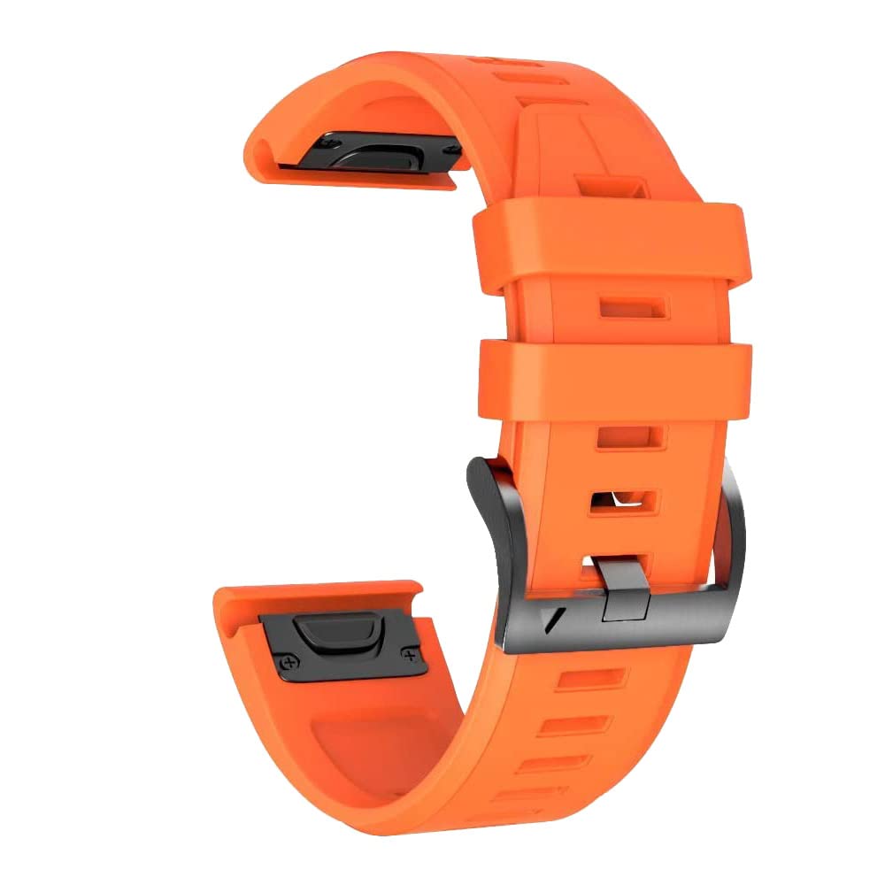 Bracelet en silicone 22mm pour Garmin Fenix 5 et 5 Plus couleur agate - 8