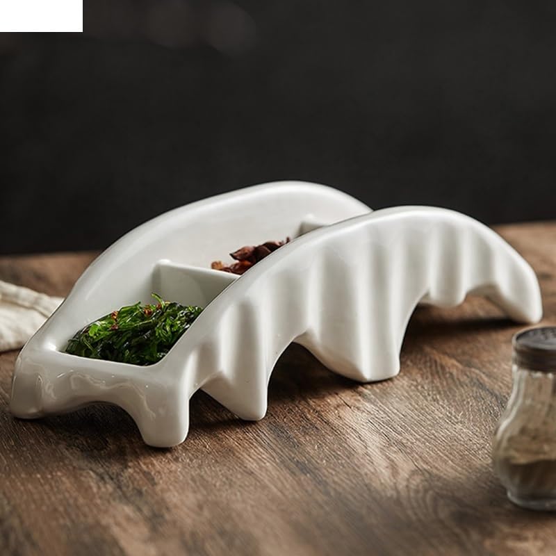 Talerze Ceramiczne Naczynia Na Przyprawy Jednokolorowe Sztućce Talerze Na Przekąski Talerz Kuchenny Do Gotowania Naczynie Na Przyprawy I Sosy Talerz Kuchenny Na Obiad Ta，A