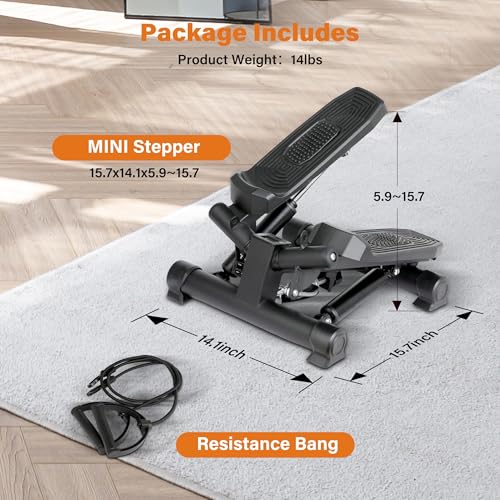 Image of YSSOA Mini Stepper with Resistance Band