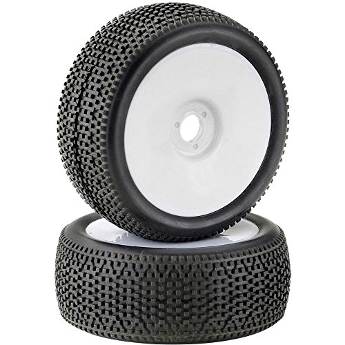 Wheel Set Buggy 6-spoke dirt White 1:8 (2)