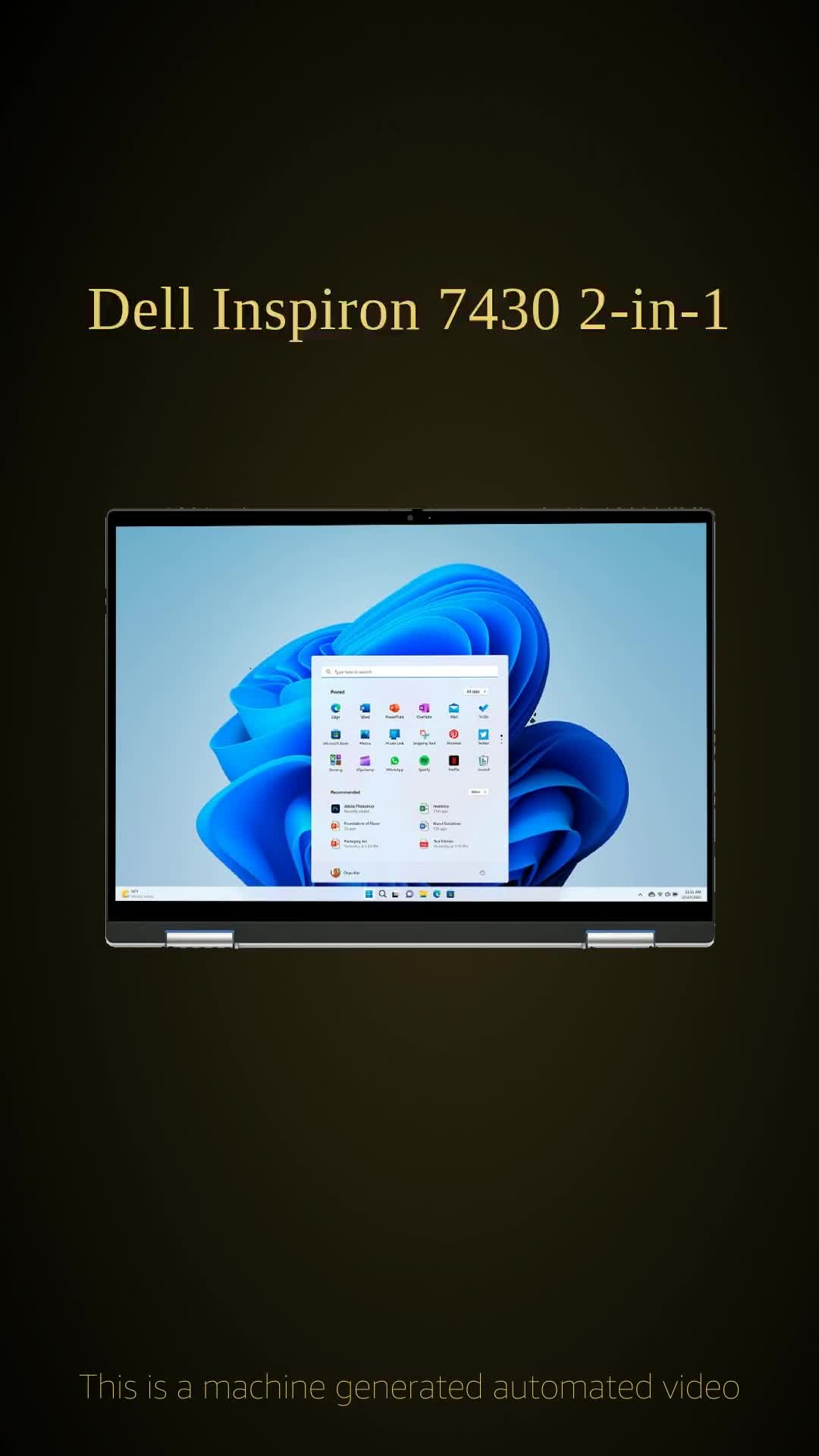 Dell Inspiron 7430 2in1 Touch 13th Gen Laptop, Intel Core i3-1315U