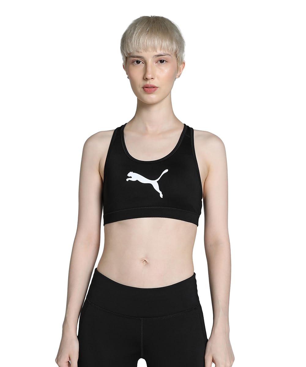 PUMA Women’s Polyester Wired Classic Sports Bra PUMA Women’s Polyester Wired Classic Sports Bra