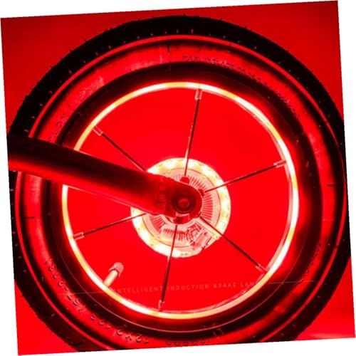 Luz para radios de rueda de bicicleta resistente a impactos con 12 luces RGB Amosfun blanca 6