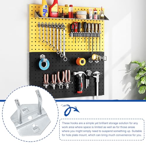 Crochets à Outils pour Rangement Garage et Organisation d'Atelier
