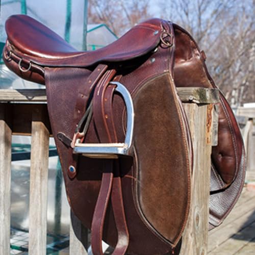 Étriers de cheval antidérapants avec coussinets caoutchouc pour cavalier passionné - 4