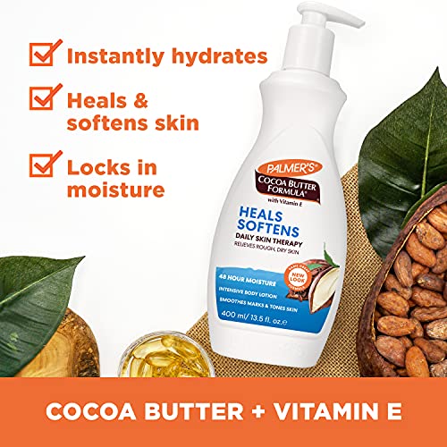 Palmer's Cocoa Butter Formula Daily Skin Therapy Body Lotion With Vitamin E, 13.5 Fl Oz (3 Count) #TOP3