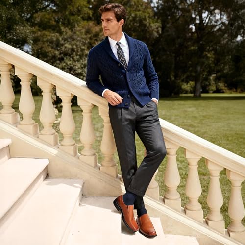 Image of Bruno Marc Men's Slip on Dress Loafers Formal Shoes