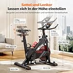 [2025Aktualisierte]Dripex Heimtrainer Fahrrad, Hometrainer Fahrrad mit stabil & komfortabel Sattel & großer tablet-halter, verstellbarer widerstand Spinning Bike Indoor für Zuhause Bis 150KG Belastbar – Bild 2