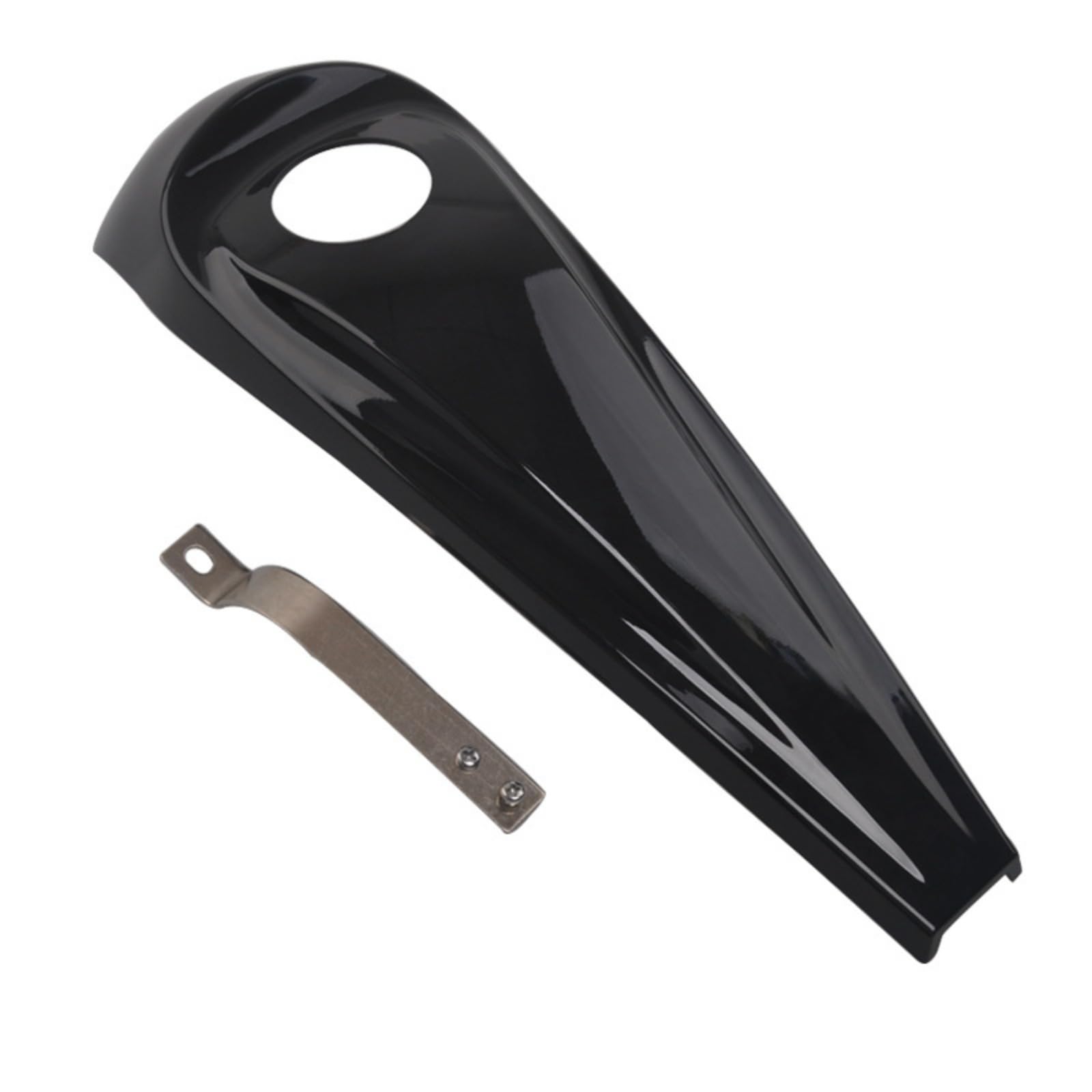 Glanz Schwarz Tank Dash Konsole Pop Up Tankdeckel Abdeckung Fit Für Harley Touring 2008-2023