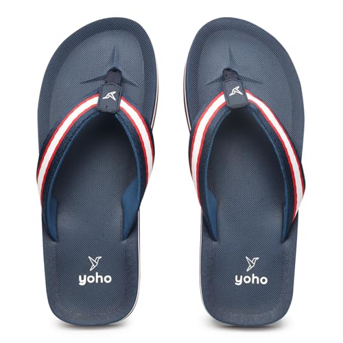 Image of YOHO Bubbles Men Ortho slippers | Soft comfortable and stylish flip flop slippers for Men in exciting colors |Lightweight | Anti Skid | Daily Use Chappal