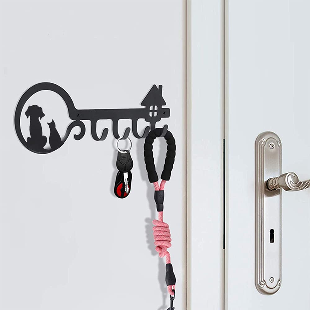 Mini-Schlüsselhalter Aus Metall Mit Vogelzweig | 3 Haken Für Wandmontage | Organizer Für Eingang & Flur