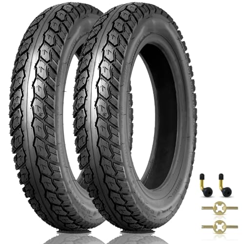 BaiWon 2 Stück 12.5 Zoll Kid Bike Tubeless Reifen 12 1/2x2 1/4(57/62-203), 12.5 Zoll Schlauch 12 1/2x2 1/4 Ventil kompatibel 12 1/2x2 1/4 (12.5x2.25) 54-203/62-203 Reifen, 240-310kPa