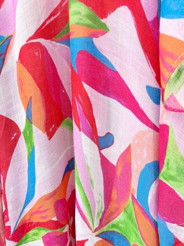Image of Spicy Sandia Kimonos for Women Floral Beach Cover Up Loose Swimsuit Bathing Suit Coverup Cardigan for Summer Swimwear