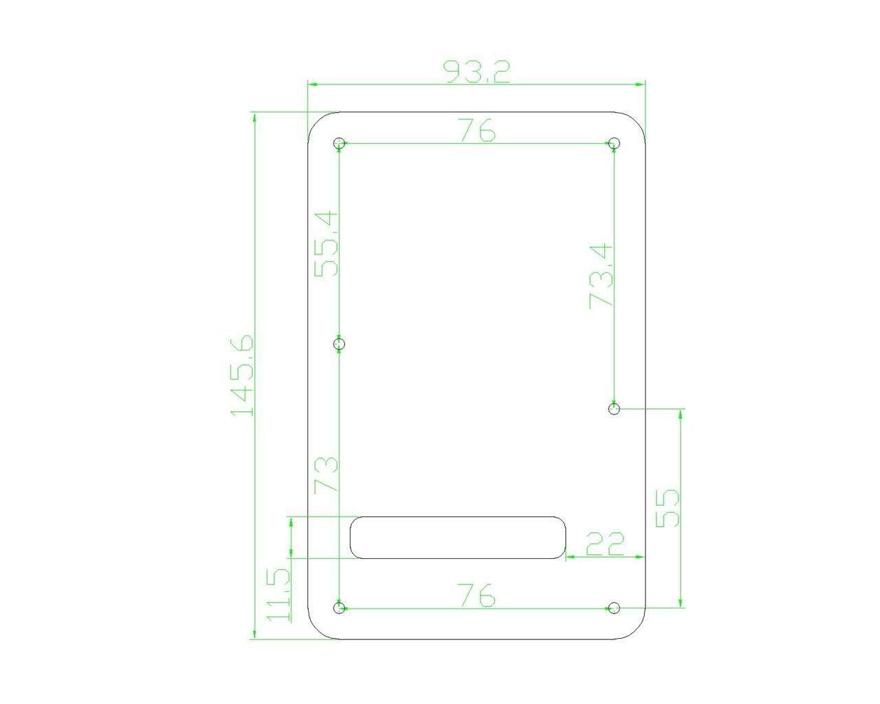 Dopro Lefty ST Strat SSS Pickguard Left Handed Tremolo Trem Cover Back Plate for USA/Mexican FD Vintage Tortoise - Image 4