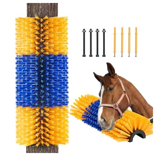 Versatile Livestock Scratching Brush
