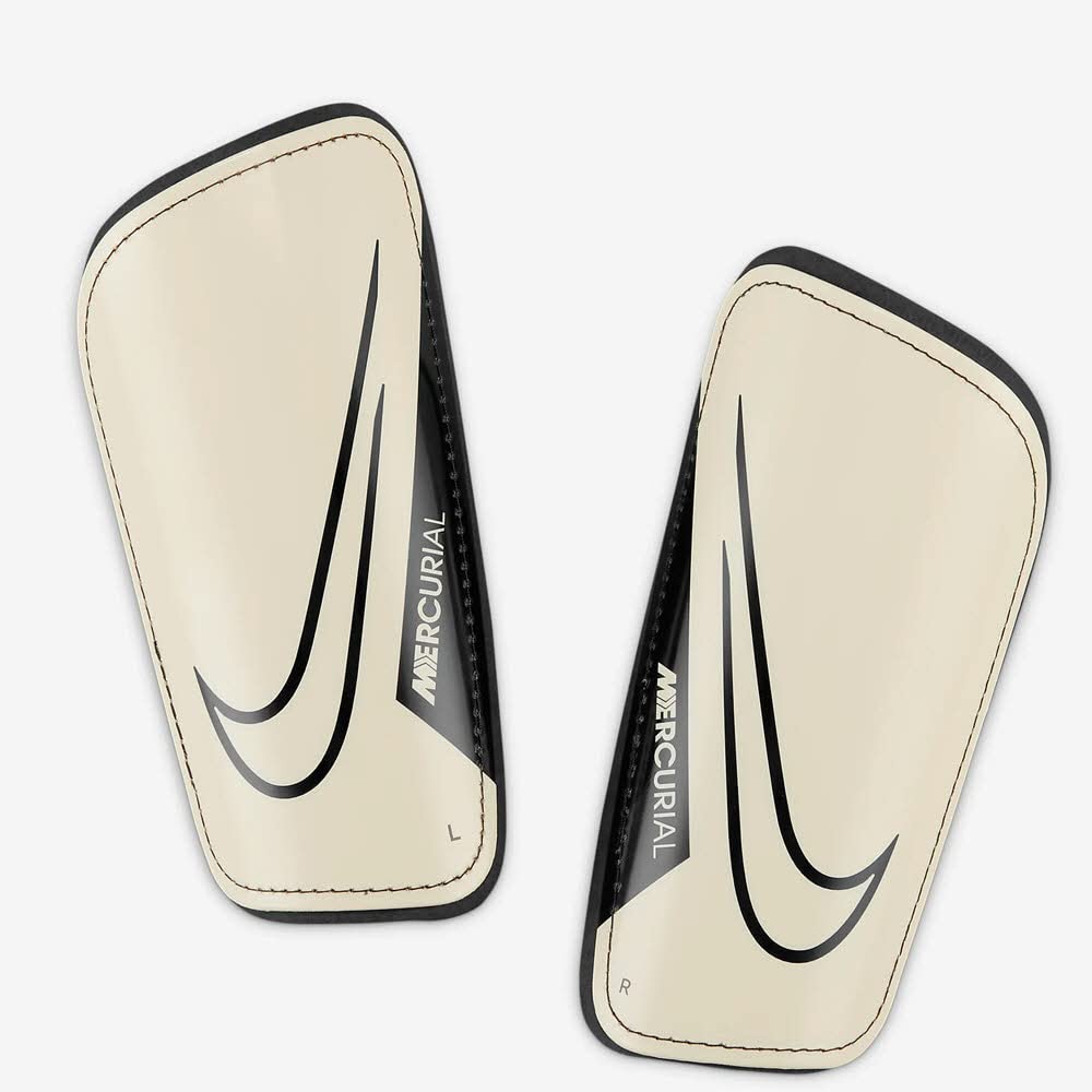 NIKE Unisex Merc Shin guards, COCONUT MILK/BLACK/BLACK, XL UK