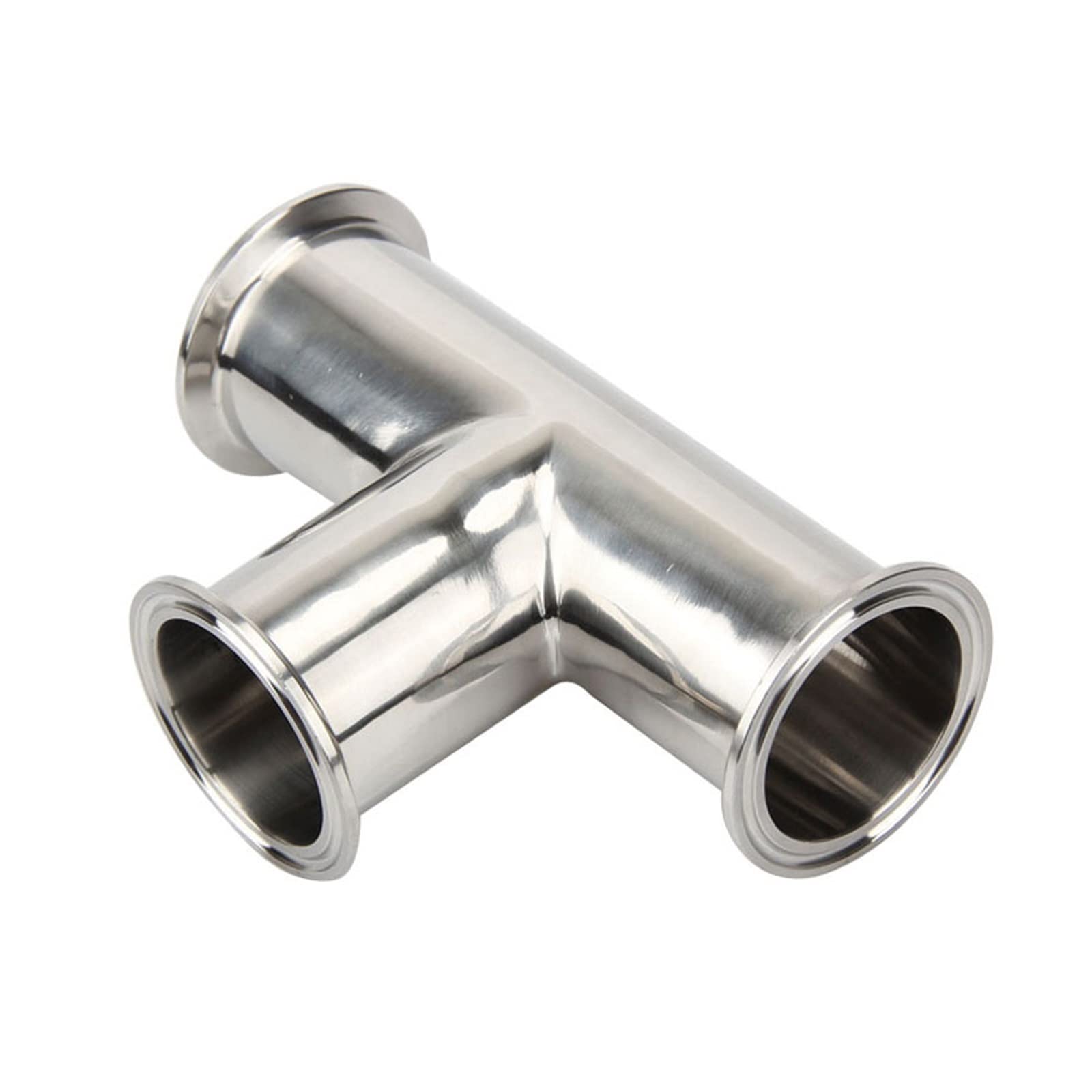 Uverly Od19-102Mm Tri Clamp Tee Fitting 3-Way Equal Tee Tri Clover Stainless Steel 304 Ferrule 50.5-119Mm Homebrew (Size : 76Mm X Ferrule 91)