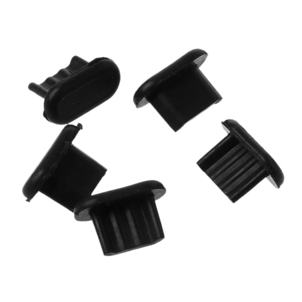 Acquista Yousheng Spina antipolvere per caricabatterie per telefono micro-USB in silicone mini anti-polvere da 5 pezzi in Italia a partire da 0.6