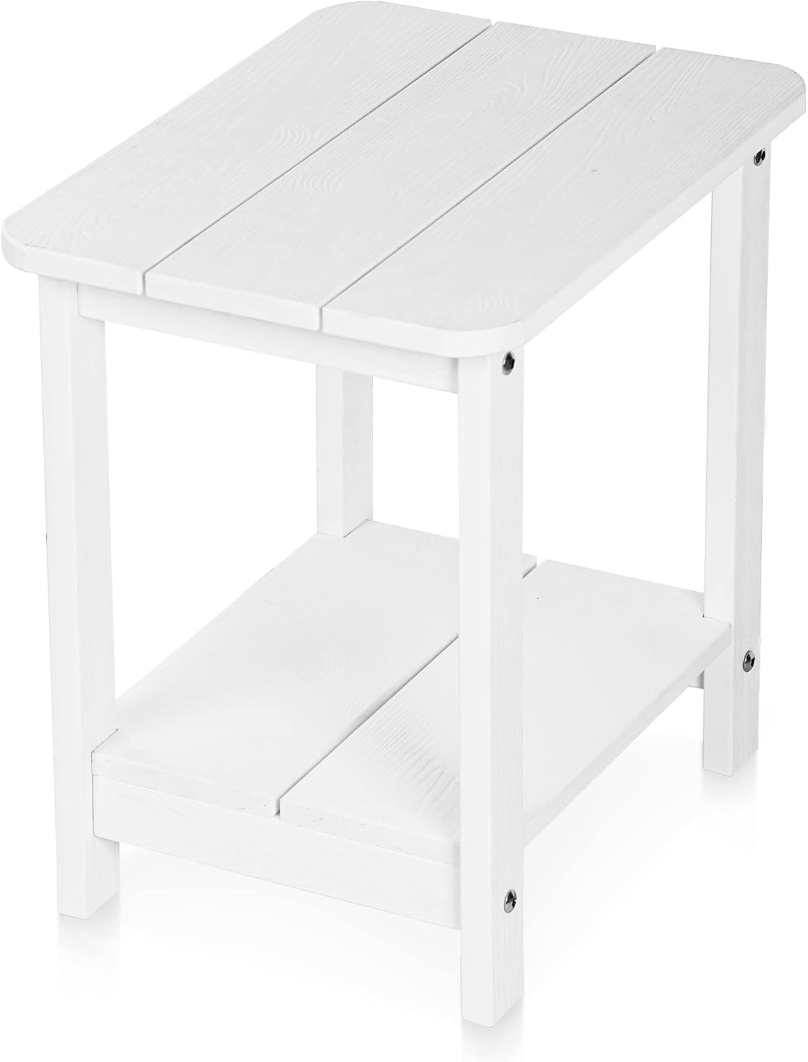 Tikea Adirondack Outdoor Side Table, 16.7" Outdoor End