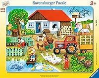 Ravensburger Kinderpuzzle - 06020 was gehört wohin? - Rahmenpuzzle für Kinder ab 3 Jahren, mit 15 Teilen
